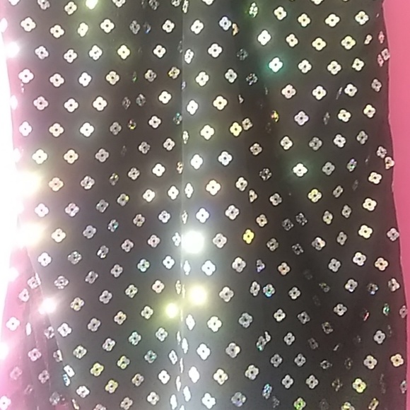 Vintg Multi Color Sequins Halter Top by Orange USA - Picture 2 of 6